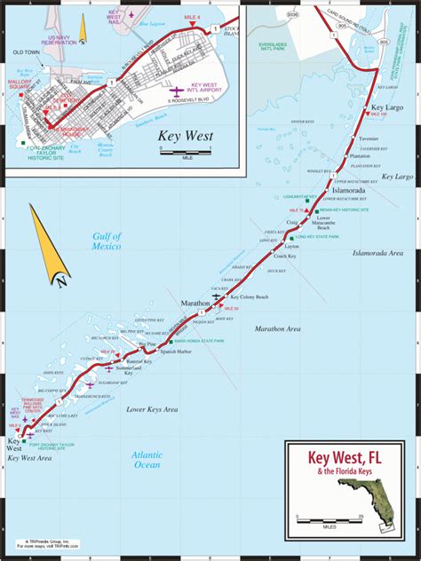 Key West And Florida Keys Maps Miami Beach 411 Travel Store Florida
