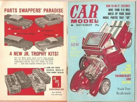 An Old Car Ad From The 1950s And 1960ss With Pictures Of Classic Cars