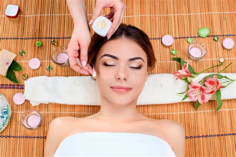 Beautiful Young Woman At A Spa Salon Stock Photo Image Of Healthcare