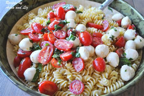 Easy Pasta Salad With Bocconcini Tomatoes And Basil 2