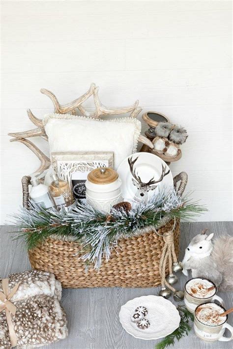 Maybe you would like to learn more about one of these? 33 Themed Christmas Basket Ideas | Rustic christmas gifts ...