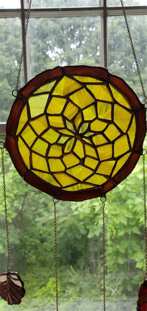 Stained Glass Dream Catcher Etsy