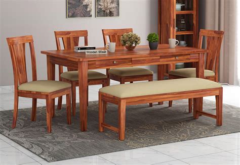 As with all furniture items marketed by snapdeal, casual dining sets are available in a wide range of designs ranging from modern designs. Buy Mcbeth Storage 6 Seater Dining Table Set With Bench ...