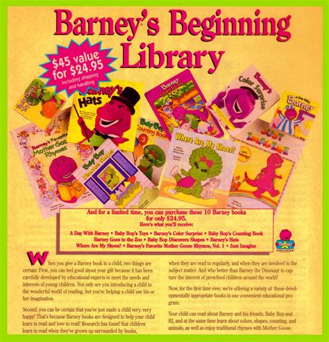 Barneys Begining Library Promo Ad By Bestbarneyfan On Deviantart