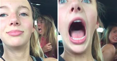 Teen Girls Selfie Goes Wrong When This Interrupts Them Their Reaction Is Hilarious Daily Star