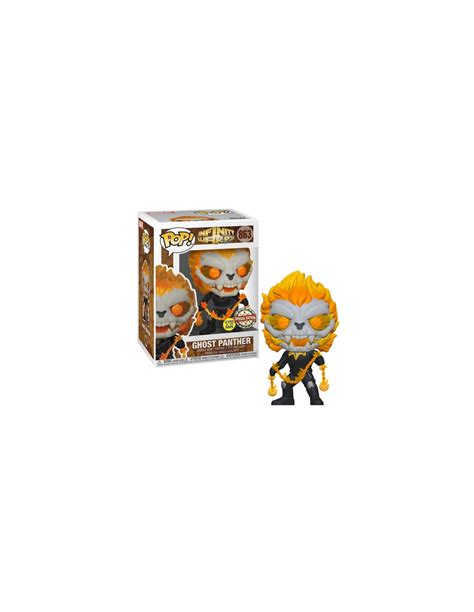 Funko Pop Marvel Infinity Warps Ghost Panther Special Edition Glows In