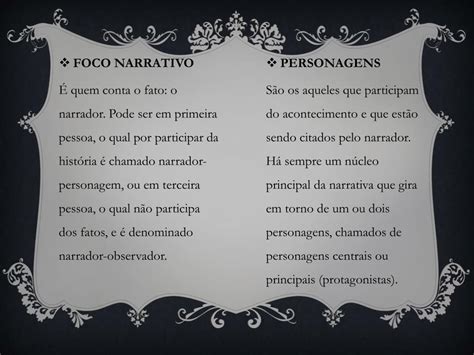 No Texto O Narrador Apresenta Uma Minuciosa Descrição Das Personagens