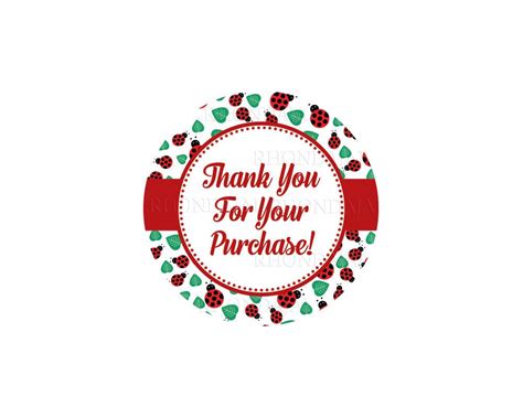 As a result, there are several points should consider purchasing a thank you label template. Thank You Stickers - Printable Sticker - Thank You For ...