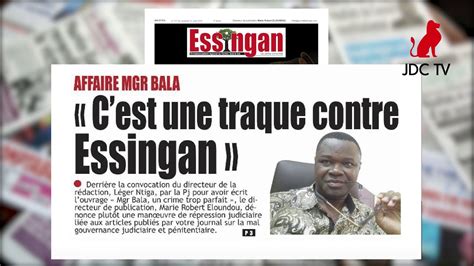Revue De Presse Camerounaise Du 16 AoÛt 2019 Youtube