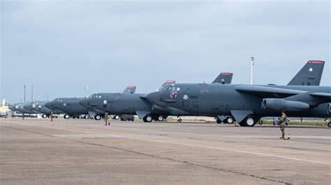 Dvids Images B 52s Takeoff In Support Of Global Thunder 21 Image