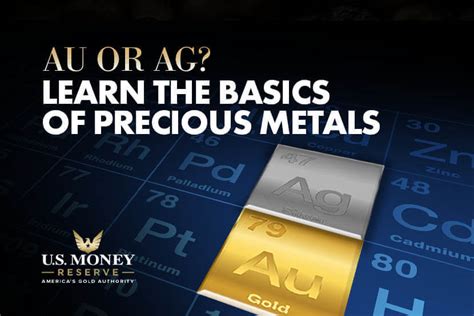 Au Or Ag Learn The Basics Of Precious Metals Us Money Reserve
