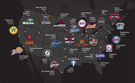 Franchise Map Nba League