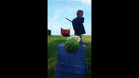 Slicing A Watermelon In Half With Great Sword Youtube