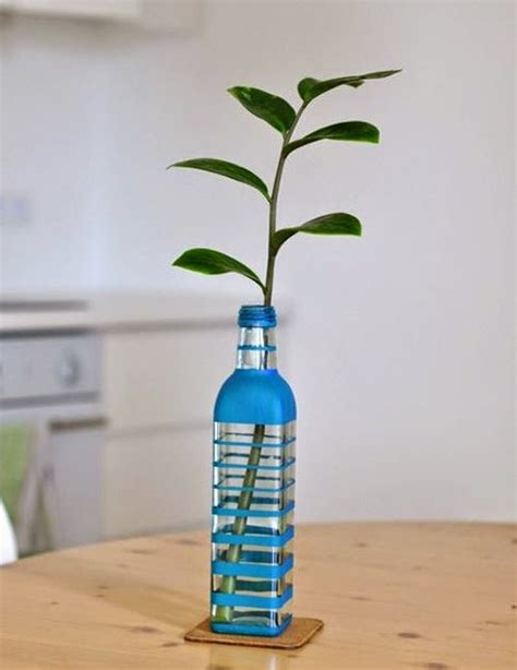 Diy Nice Vase From Recycled Glass Bottle The Idea King