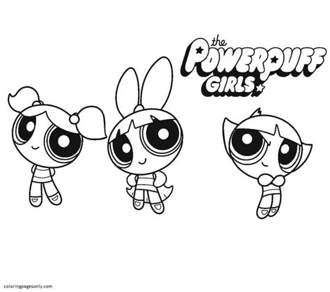 Powerpuff Girls Coloring Pages Coloring Draw Images And Photos Finder