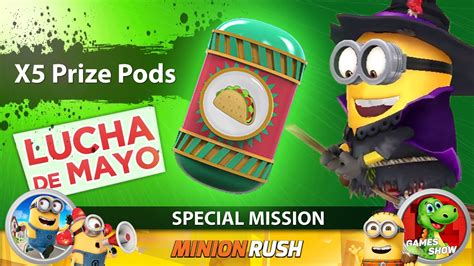 Witch Minion Rush X Prize Pods Lucha De Mayo Special Mission Gameplay