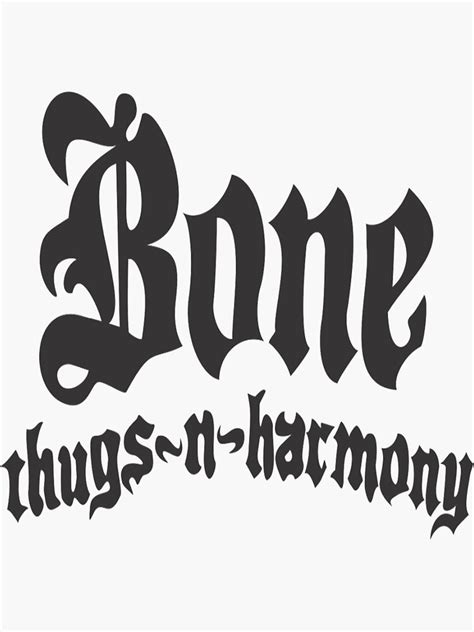 Bone Thugs N Harmony Sticker For Sale By Artswages1 Redbubble