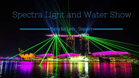 Spectra Light And Water Show At Marina Bay Sands Singapore Full Show