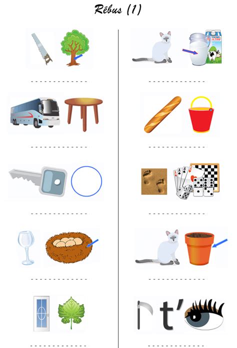 Check spelling or type a new query. Rébus 1 | Puzzle enfant, Jeux de devinettes, Jeux enigme