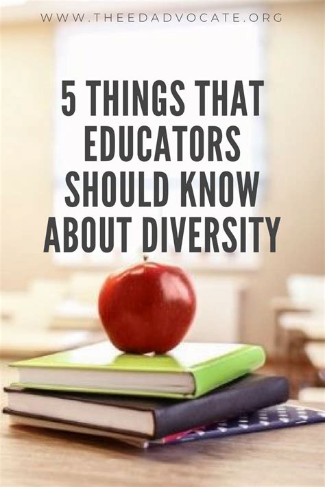 5 Things That Educators Should Know About Diversity Teacher Blogs New