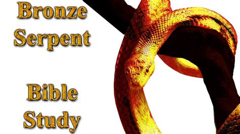 Snake On A Pole Mosess Bronze Serpent Bible Study Turning Jesus Into