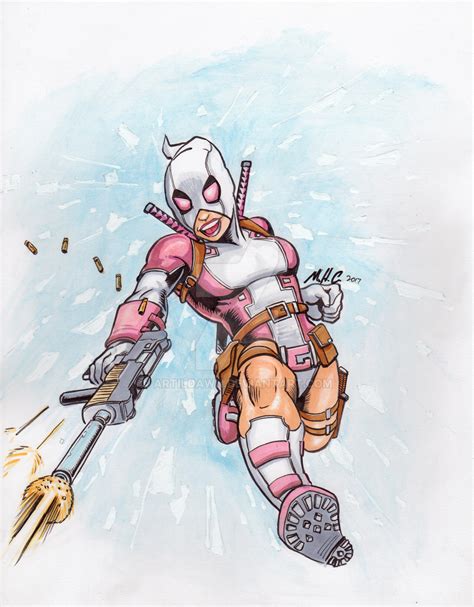 Gwenpool Jumps Into Action By Artildawn On Deviantart