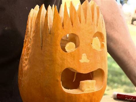 halloween pumpkin carving electro jack  lantern