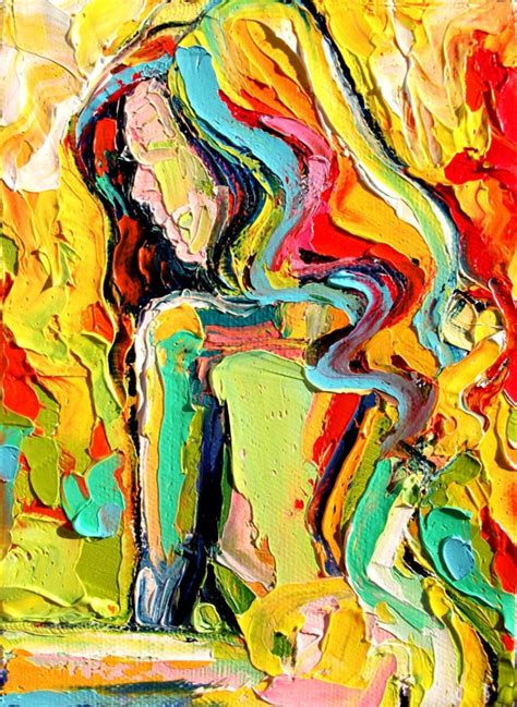 Femme 162 9x12 Abstract Nude Print Reproduction By Aja Ebsq Etsy