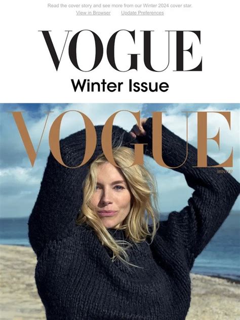 VOGUE Sienna Miller Is Our Winter Cover Star Milled