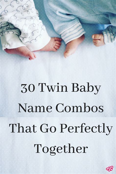 30 Twin Baby Name Combos That Go Perfectly Together Twin Baby Names