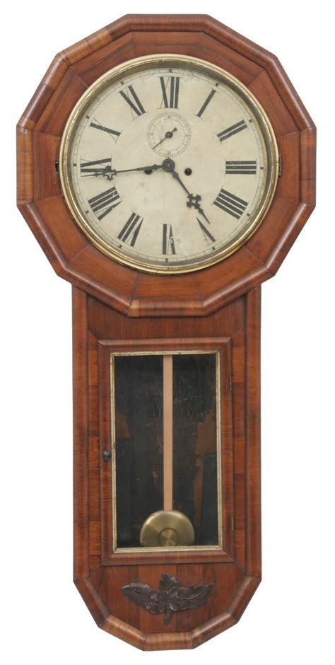 Lot Waterbury Regulator No 2 Wall Clock
