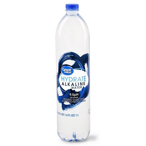 Great Value Hydrate Alkaline Water 338 Fl Oz Bottle