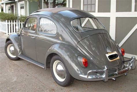 1963 Volkswagon Beetle Rag Top Grey Classic Volkswagen Beetle