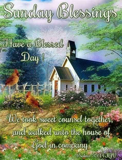 Sonday Blessings Psalm 5514 1611 Kjv We Took Sweet Counsel