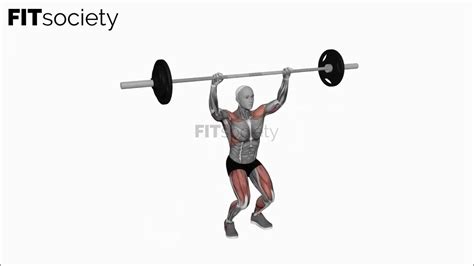 Barbell Power Snatch Exercise Fitness Oefening Fitsociety Youtube