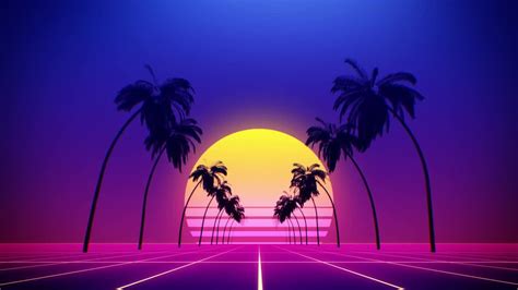 80s Retro Background Loop Stock Motion Graphics Motion Array