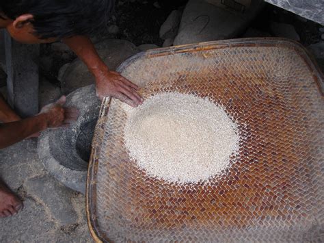 Learning To Pound Rice In The Philippines Go Backpacking