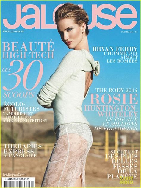 Rosie Huntington Whiteley Shows Off Gorgeous Back On Jalouse Cover