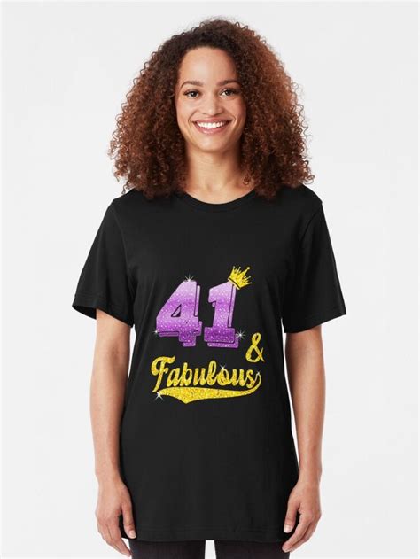 41 and fabulous 41st birthday t for women 41st birthday t idea for women 41 years