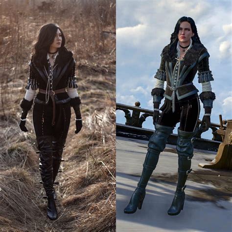 Yennefer Inspired Witcher 3 Cosplay Costume Made To Order Etsy