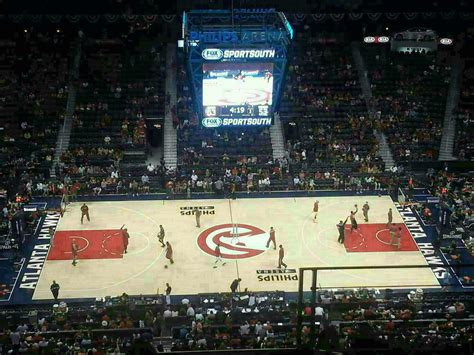 This is the official mobile app of the atlanta hawks & state farm arena. Philips Arena Section 411 - Atlanta Hawks - RateYourSeats.com