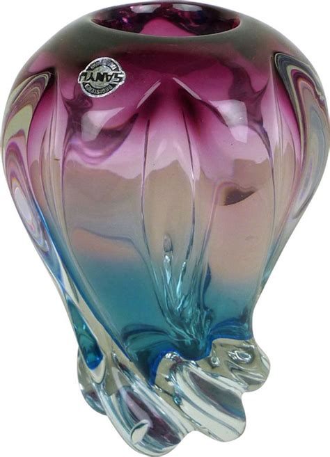 Vintage Glass Vase From Sanyu Japan 1960s Vase Vintage Art Glass
