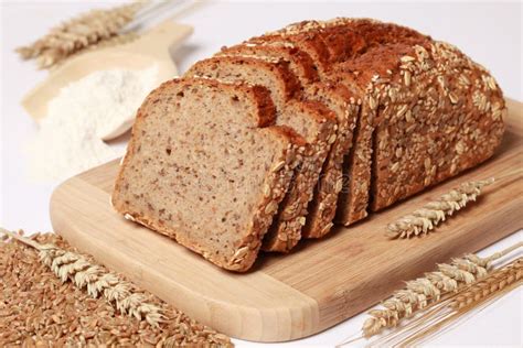 Whole Wheat Bread Stock Image Image Of Food Slice Baked 22364823
