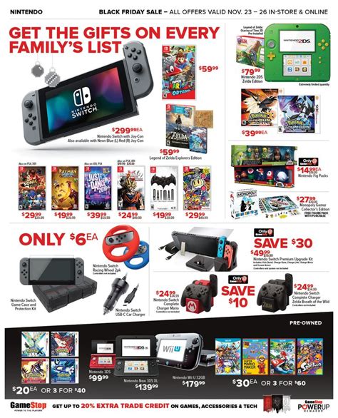 Nintendo Switch Black Friday 2023 Deals Discounts Up To 55 Black Friday Nintendo Switch