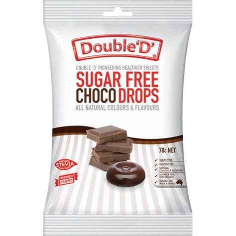 Double D Sugar Free Choco Drops 70g Buy Online In Australia