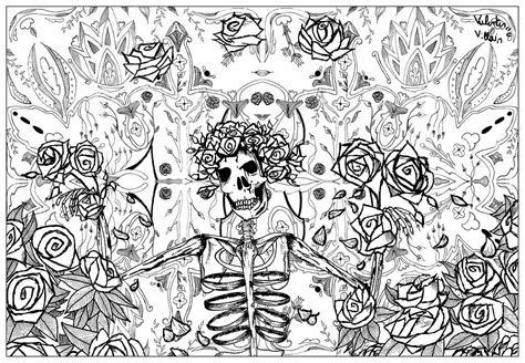 Grateful Dead Coloring Page Free Printable Coloring Pages For Kids