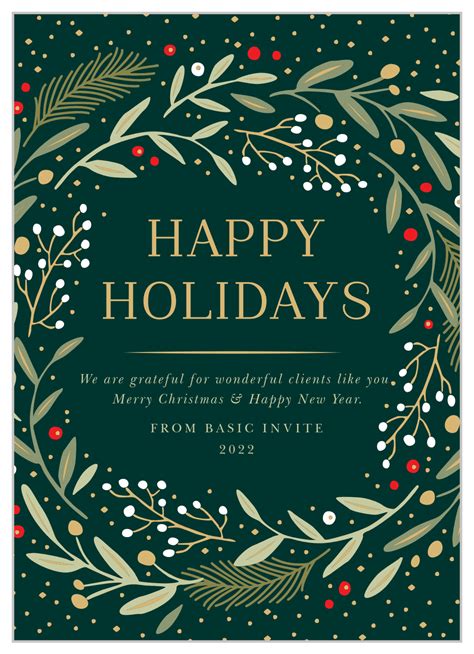 Holiday Cards For Clients Summing Up The Holidays Greeting Card 25