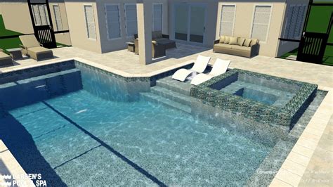 New Pool Construction Estancia Wesley Chapel Sun Shelf Spa Laminar