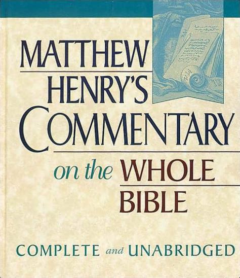 1 peter, matthew henry complete commentary on the whole bible, 1706. Matthew Henry's Commentary on the Whole Bible : Complete ...