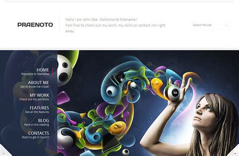 70 Cool Website Templates For Artists Photographers And Designers